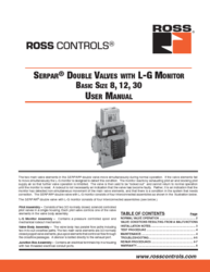 Dual Signal Input Ports 1/2 BSPP 110 VAC Ports 1/2 BSPP 110 VAC L-G Monitor Type Dynamic Monitoring Memory Ross Controls D3573A4162Z 35/SERPAR Series Solenoid Controlled Valve No Override Dual Signal Input Ports 1/2 BSPP 110 VAC Ports 1/2 BSPP 110 VAC L-G Monitor Type Dynamic Monitoring Memory Ross Controls D3573A4162Z 35/SERPAR Series Solenoid Controlled Valve No Override
